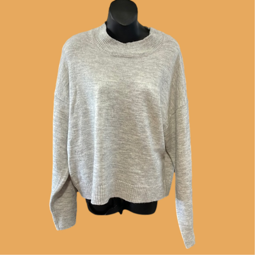 NWT Maison Jules mock neck sweater L